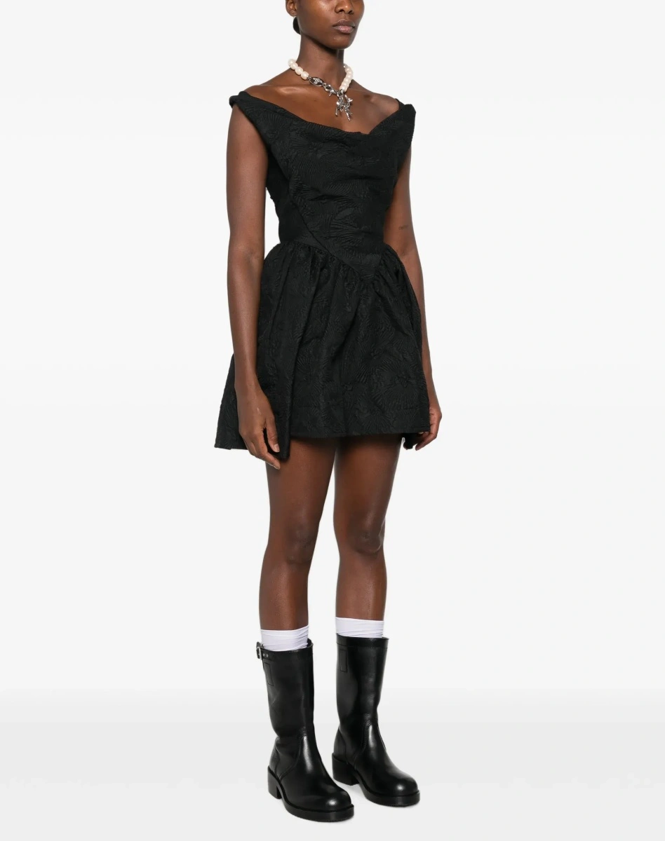 Rochie Vivienne Westwood neagra din bumbac - Img 5
