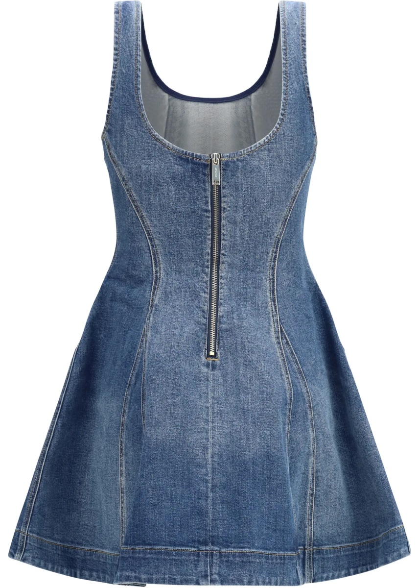 Rochii Denim flared mini Dress - Img 2