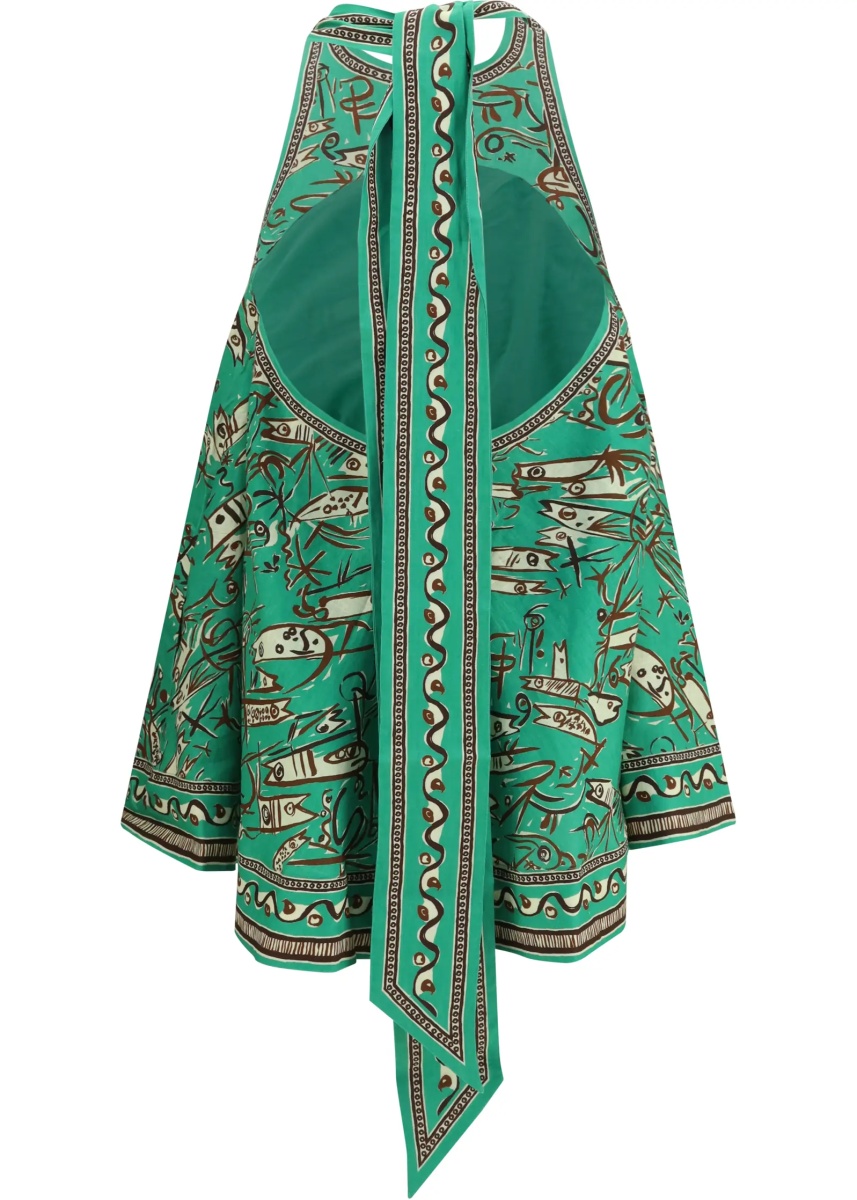 Rochii Fish Sticks mini linen Dress - Img 2