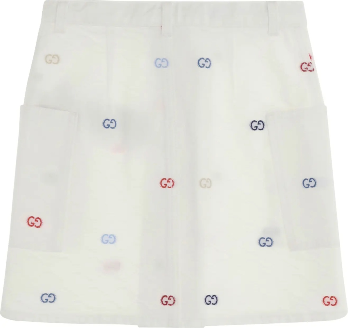 Rochii GG cotton denim jacquard Skirt - Img 2