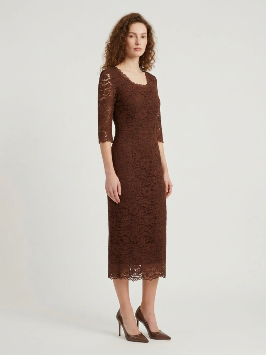 Rochii Lace Midi Sheath Dress - Img 2