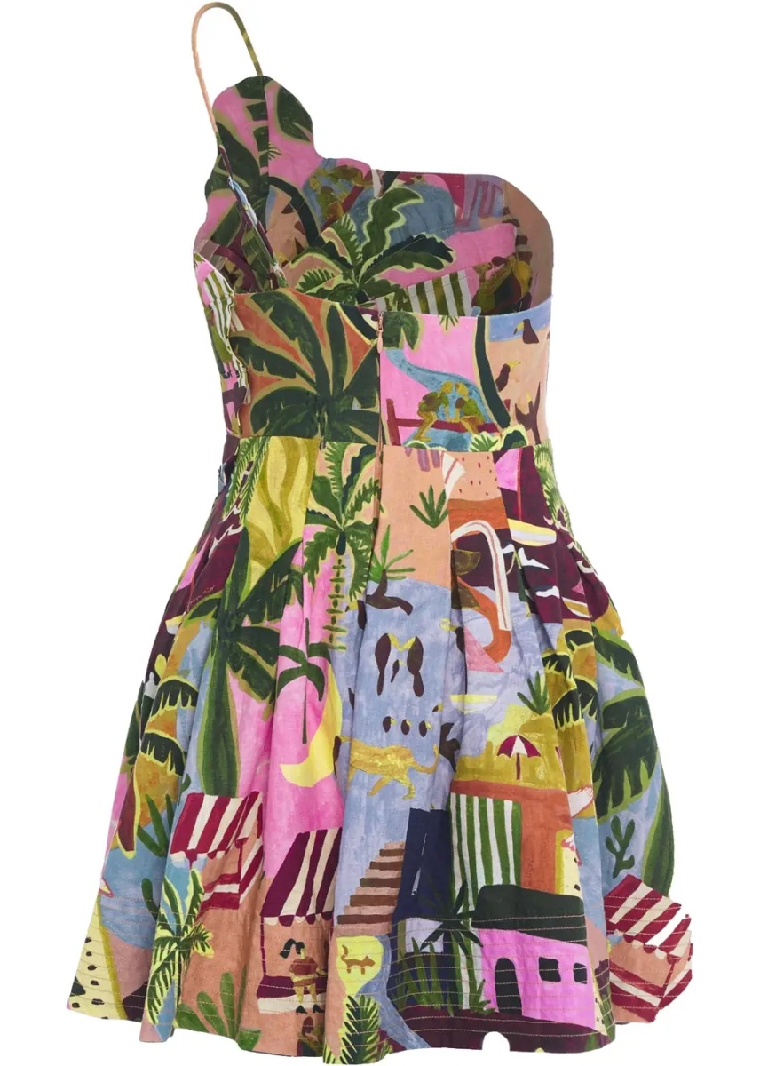 Rochii Linen blend mini dress - Img 3