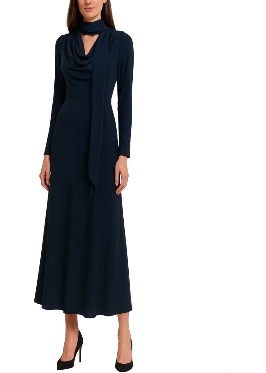 Rochii Long Draped Dress - Img 2