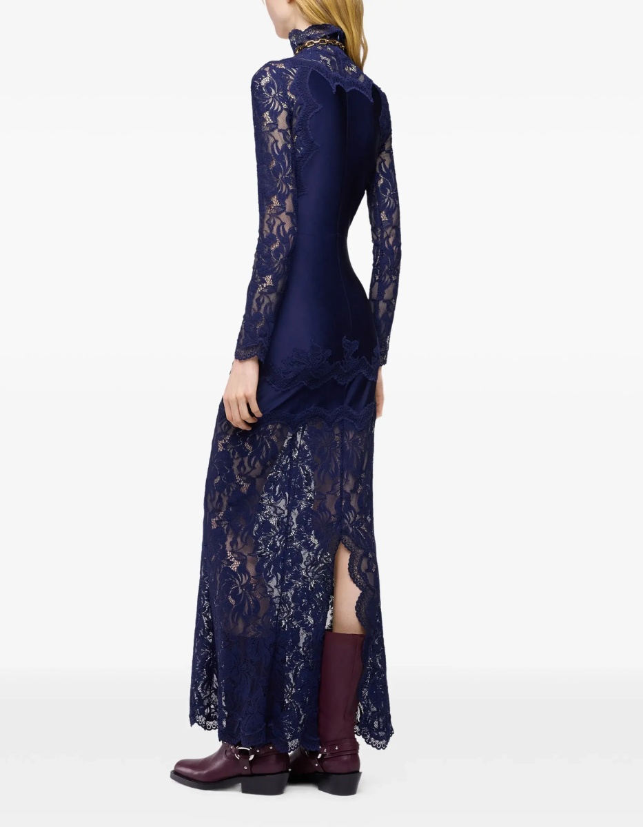 Rochii Long lace and jersey Dress - Img 5