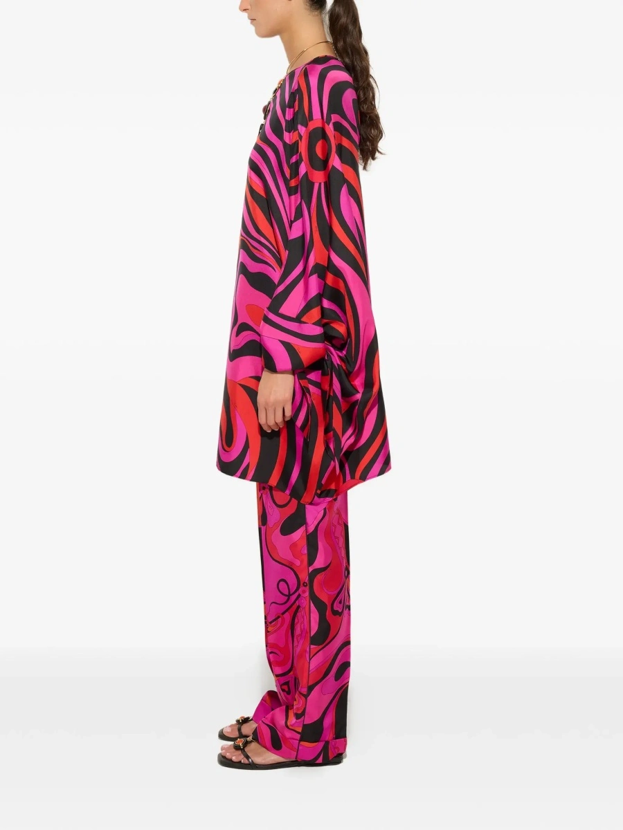 Rochii "Marmo" Short caftan dress - Img 6