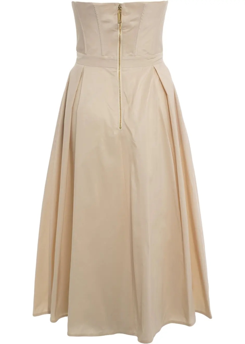 Rochii Midi dress with floral appliqués - Img 3