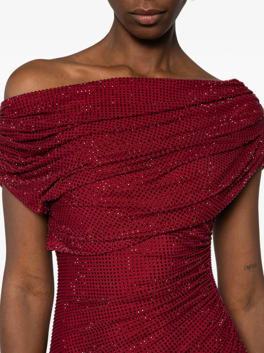 Rochii Midi Dress With Rhinestones - Img 6