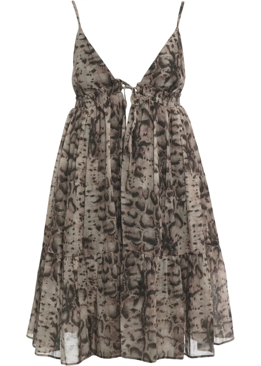 Rochii Mini dress wiht phyton print 'Adrano' - Img 2