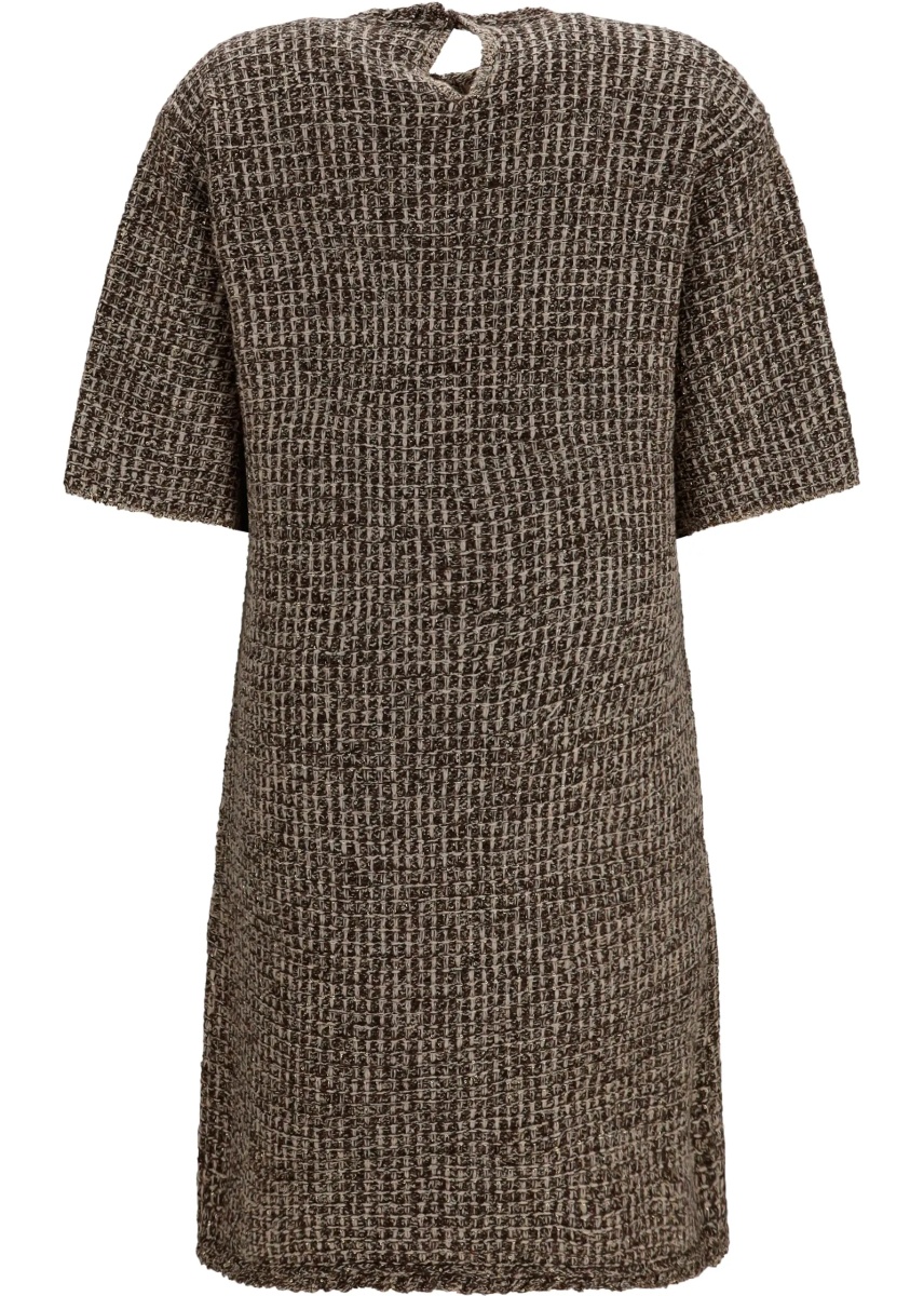 Rochii Sequin-effect tweed Dress - Img 2