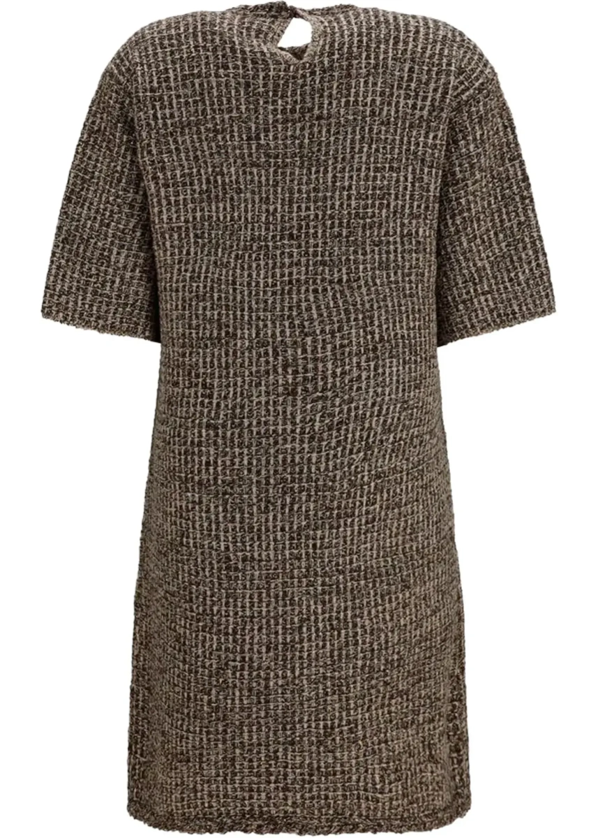Rochii Sequin-effect tweed Dress - Img 4