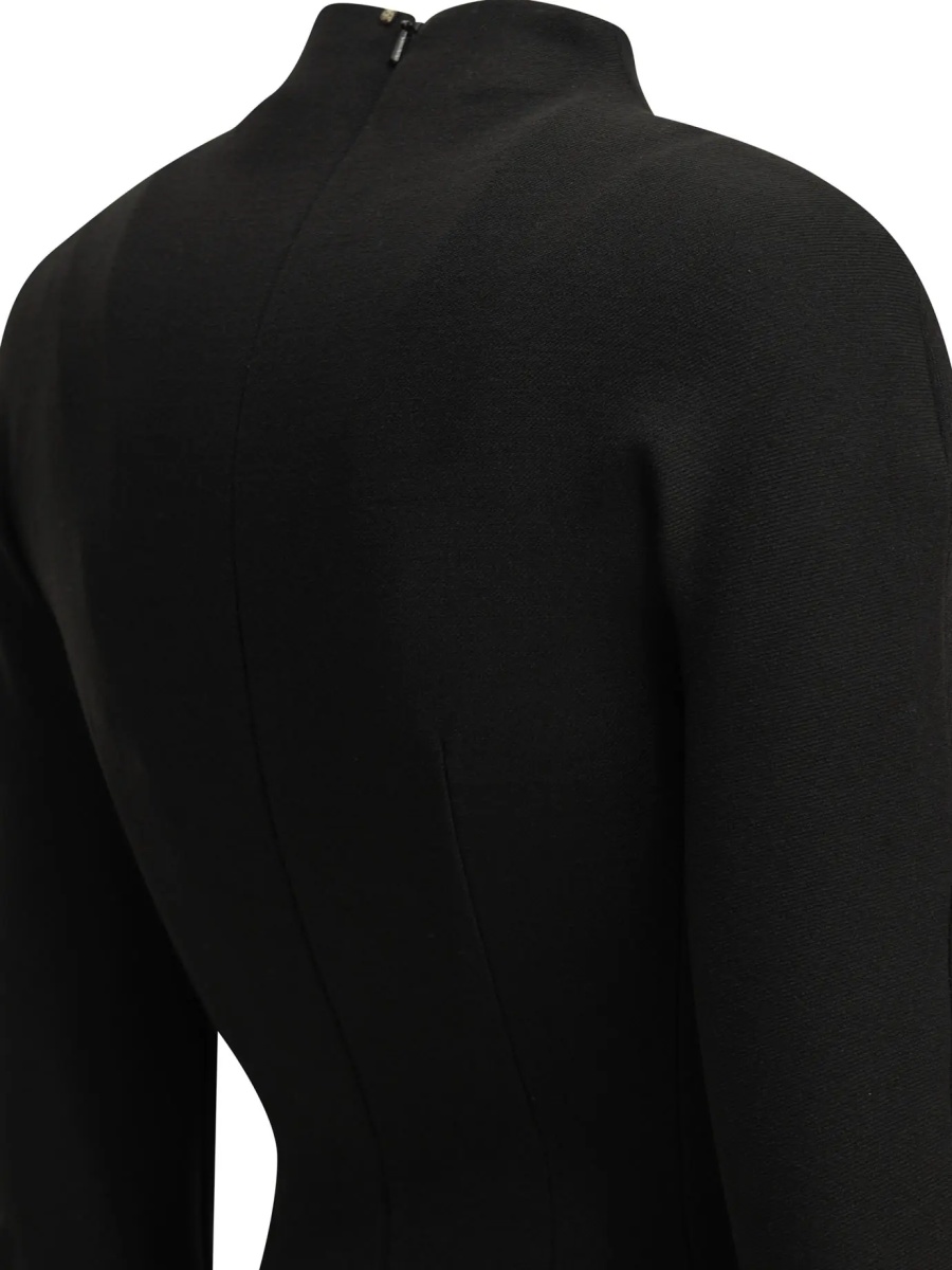 Rochii Short dress made of stretch wool - Img 4