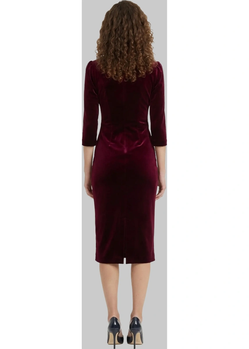 Rochii Velvet Midi Dress - Img 3