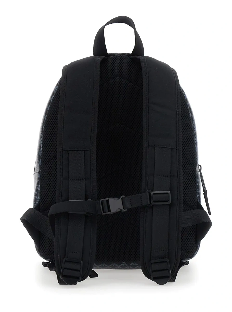 Rucsac EMPORIO ARMANI KIDS negru din material tehnic - Img 2
