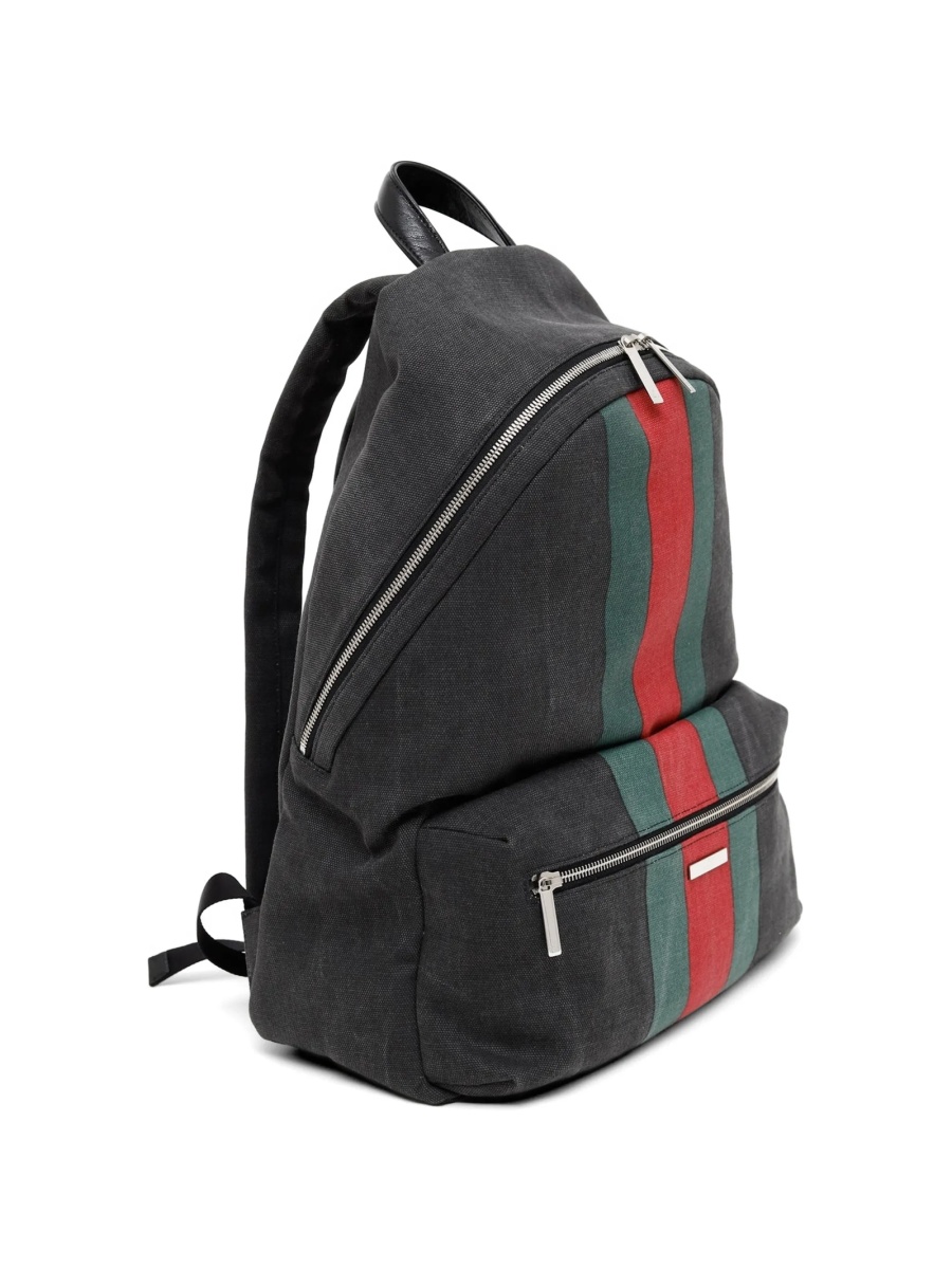 Rucsac Gucci negru din material textil - Img 3