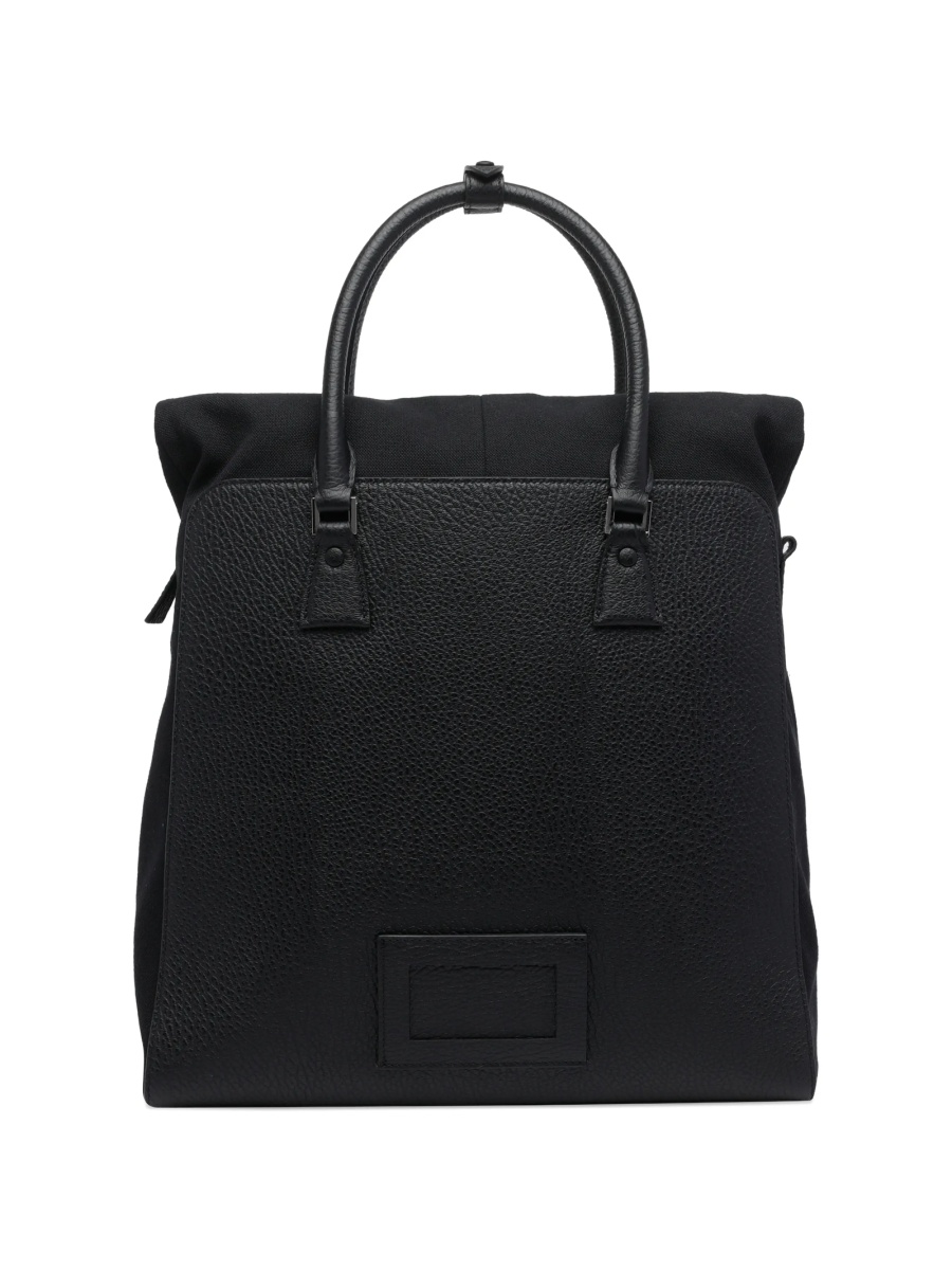 Rucsac Maison Margiela 5ac negru din piele - Img 2