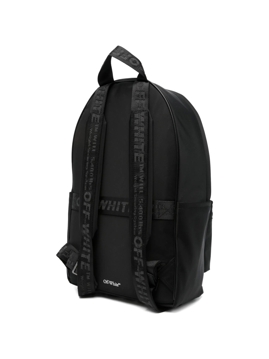 Rucsac Off-White negru din material textil - Img 3