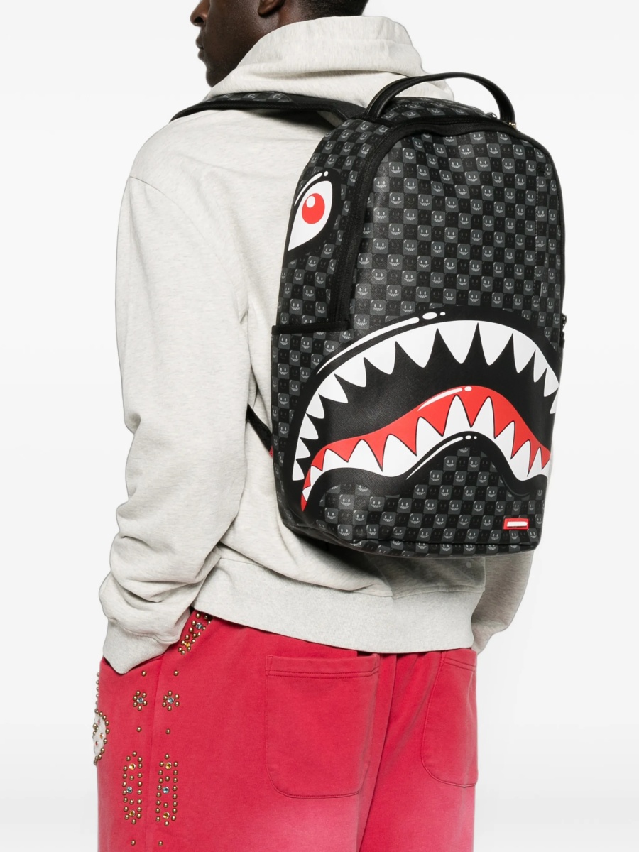 Rucsac Sprayground negru din pvc - Img 2
