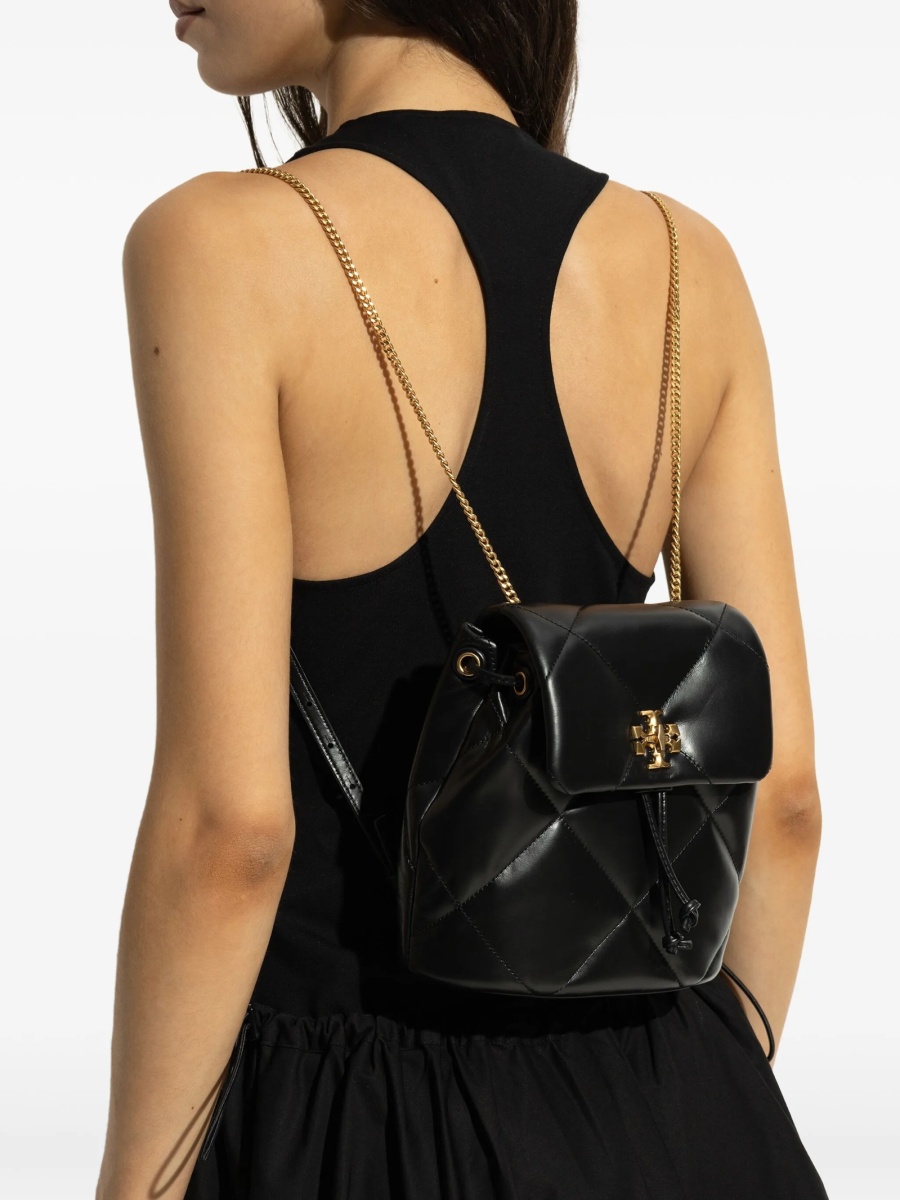 Rucsac Tory Burch negru din piele - Img 2