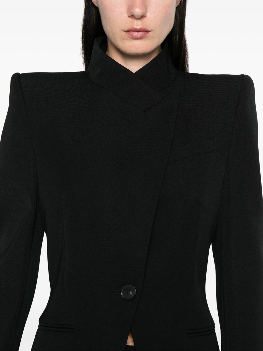 Sacou Alexander McQueen negru din lana - Img 5