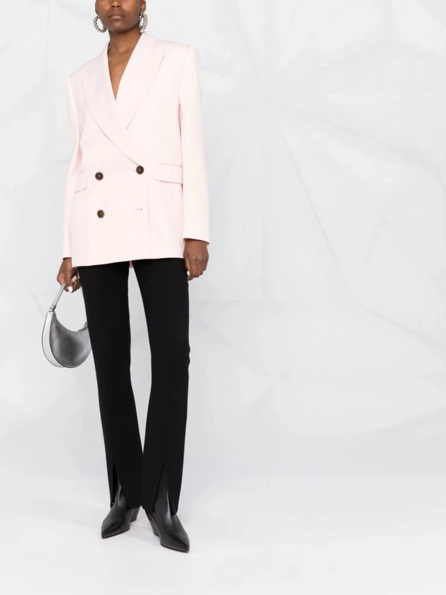 Sacou Alexander McQueen roz din lana - Img 2