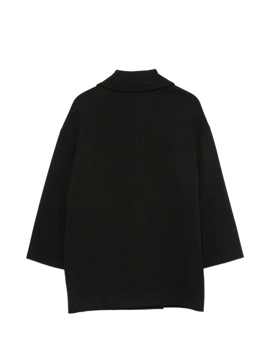 Sacou Balmain negru din elastan si poliamida - Img 2