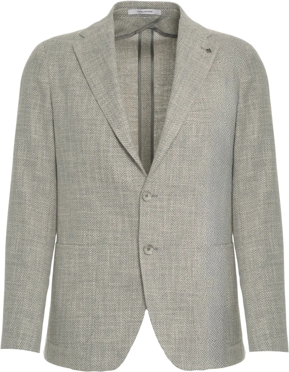 Sacou Blazer with herringbone pattern - Img 2