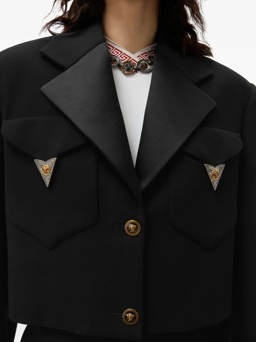 Sacou Cropped wool Blazer - Img 6