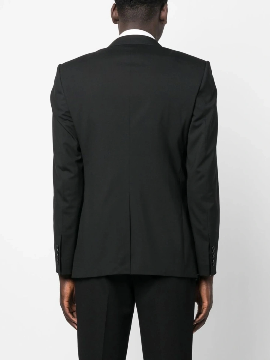 Sacou Dolce &amp; Gabbana negru din elastan si lana - Img 4