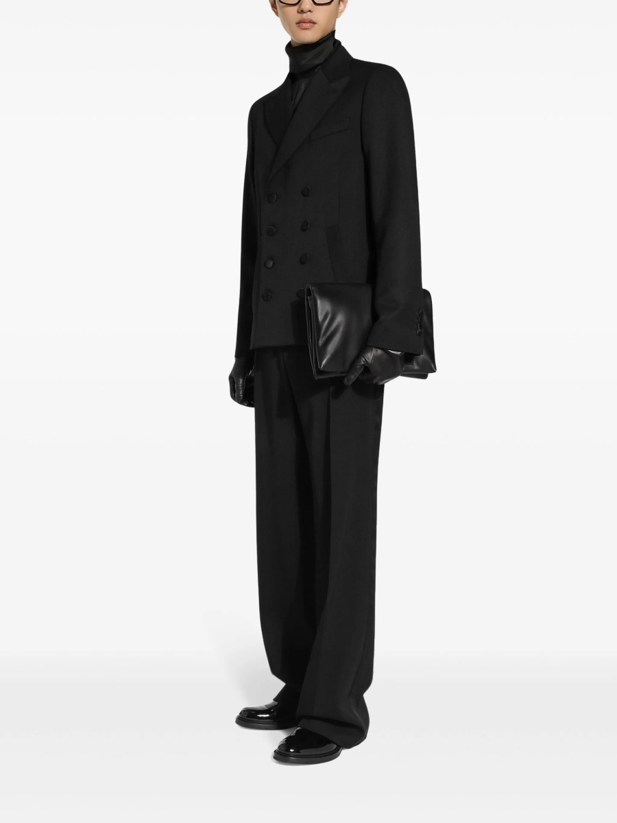 Sacou Dolce &amp; Gabbana negru din lana - Img 3