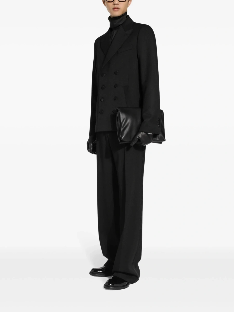 Sacou Dolce &amp; Gabbana negru din lana - Img 3