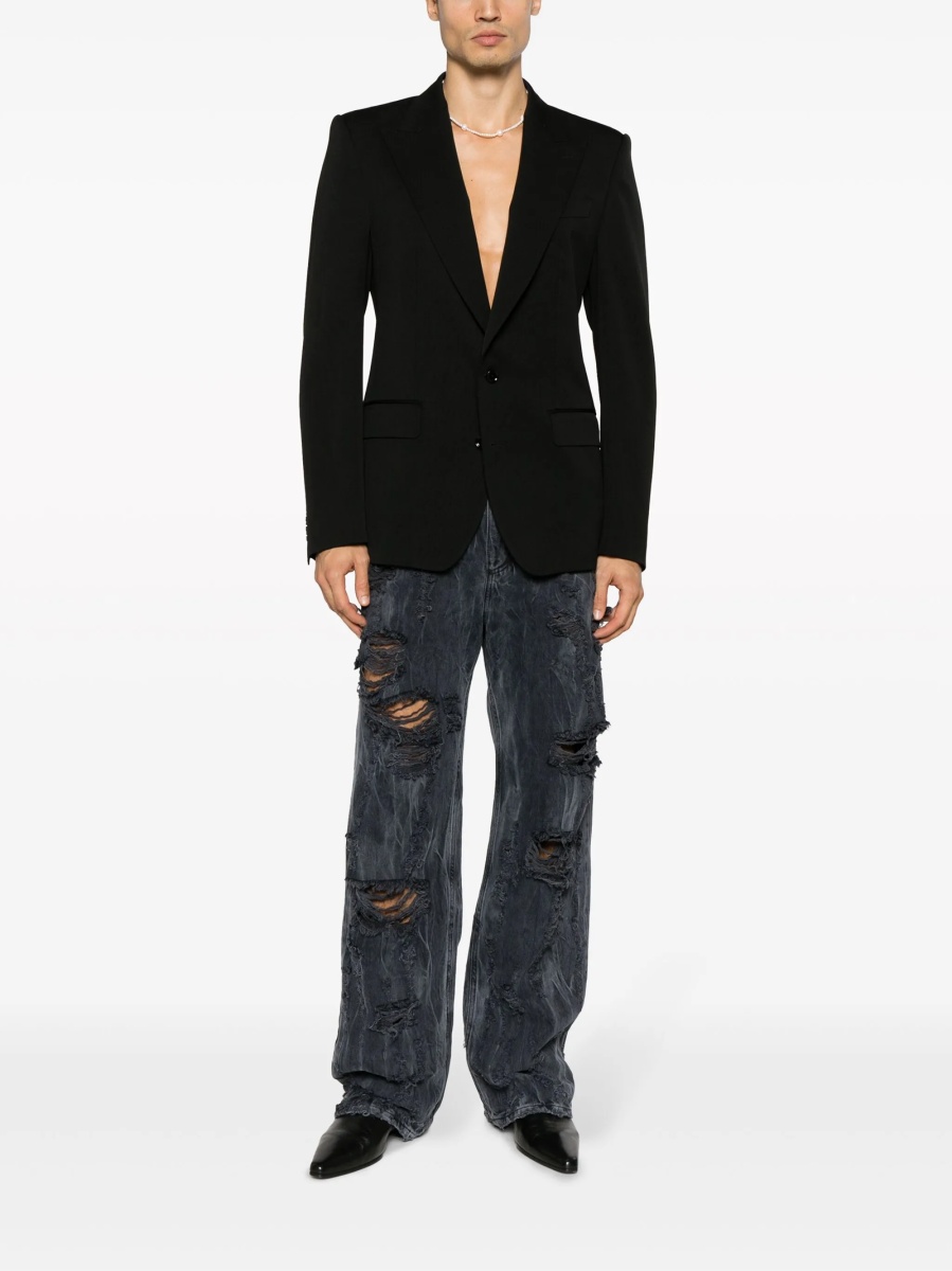 Sacou Dolce &amp; Gabbana negru din lana - Img 2