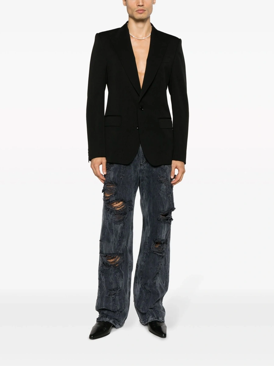 Sacou Dolce &amp; Gabbana negru din lana - Img 2
