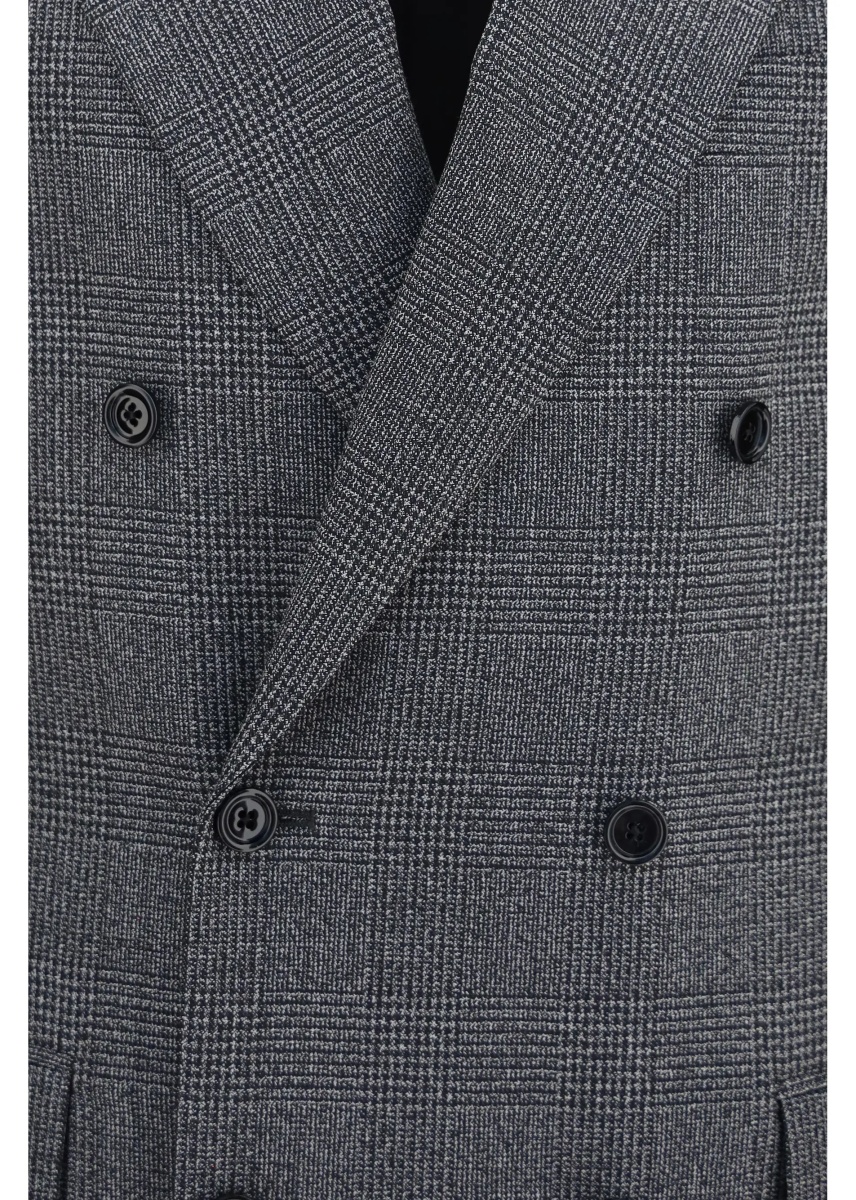 Sacou Double-breasted wool Blazer - Img 3