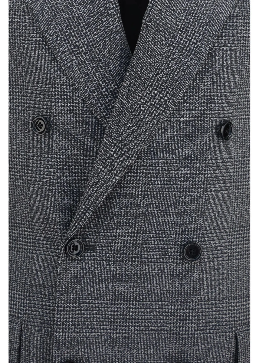 Sacou Double-breasted wool Blazer - Img 3