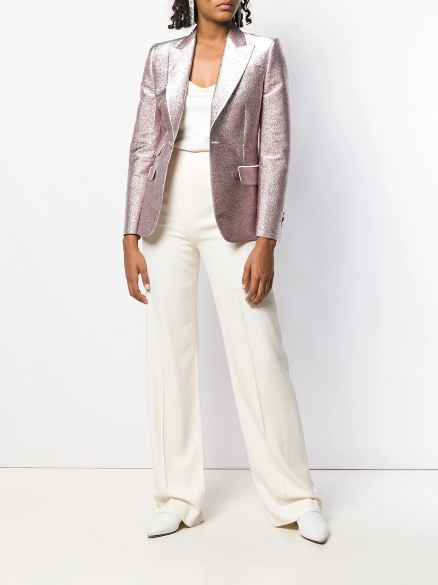 Sacou DSQUARED2 roz din polyester si matase - Img 2