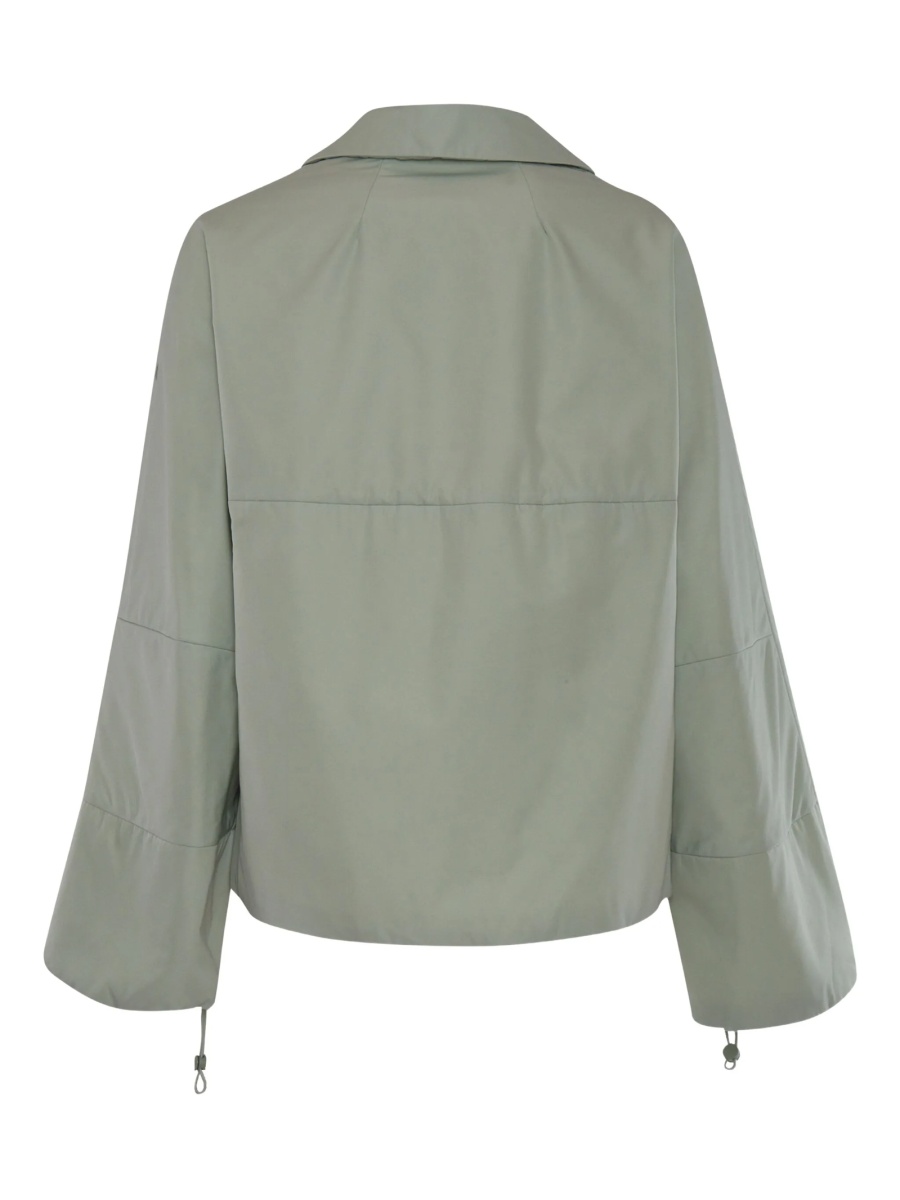 Sacou DUNO verde din polyester si matase - Img 2