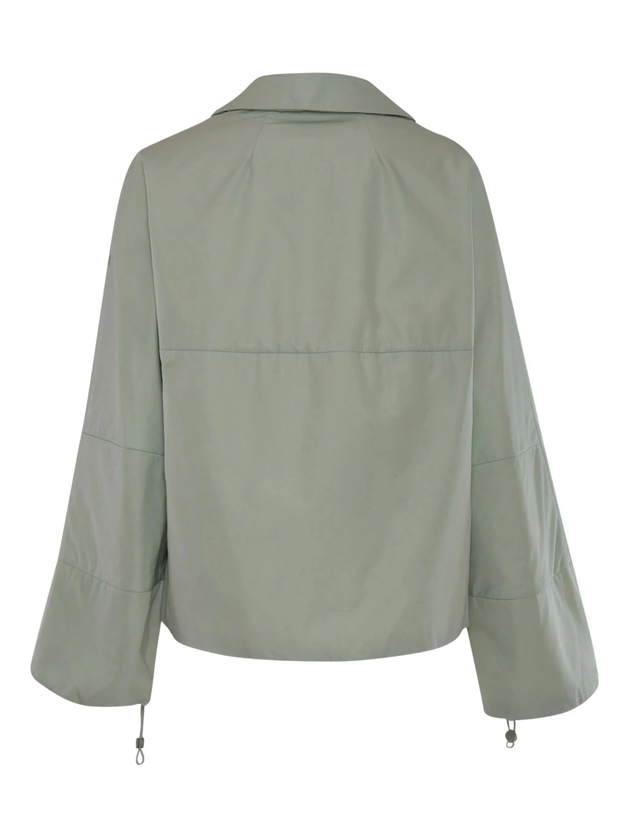 Sacou DUNO verde din polyester si matase - Img 2