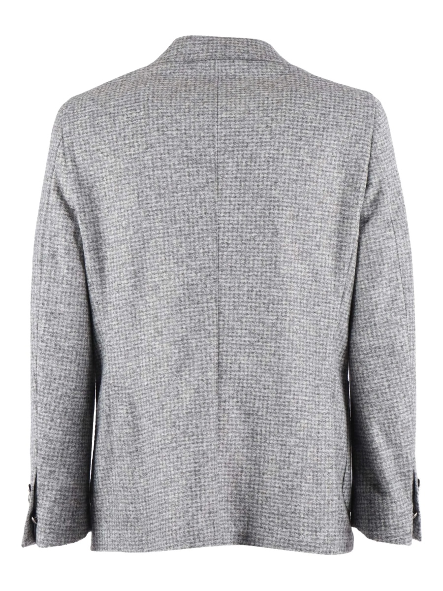 Sacou elegant BRERAS MILANO gri din lana si polyester - Img 2