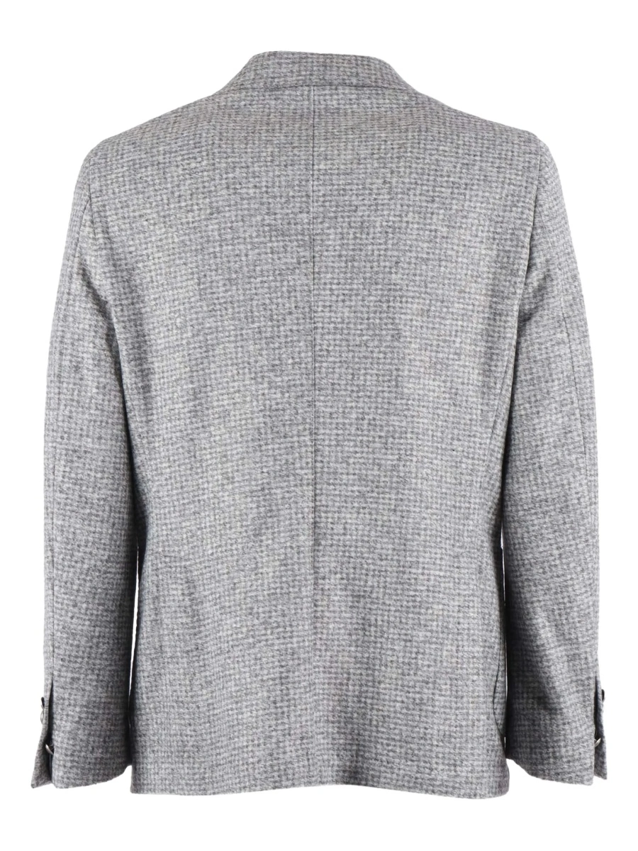 Sacou elegant BRERAS MILANO gri din lana si polyester - Img 2