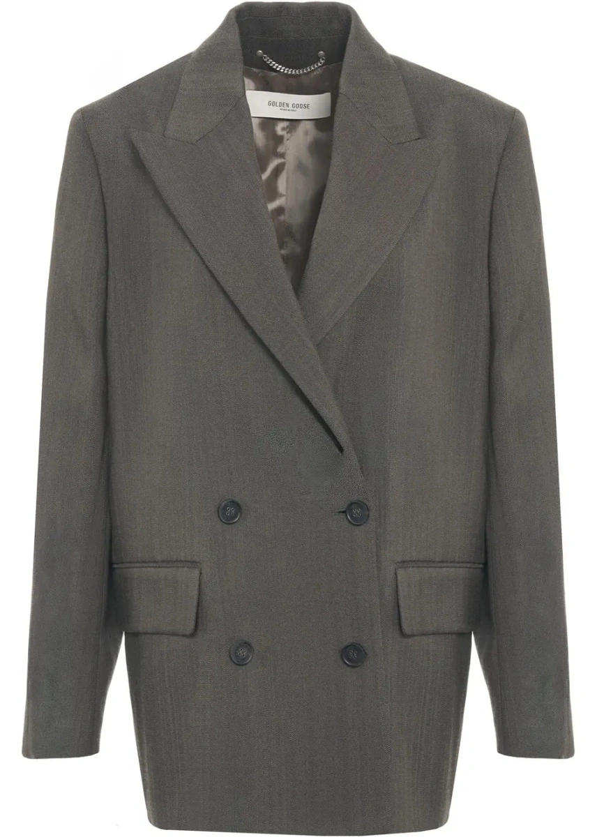 Sacou Golden Goose verde 'Laureen' - Img 2