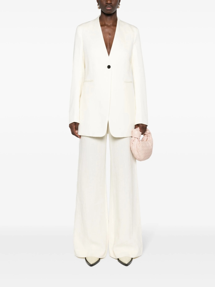 Sacou Jil Sander neutru din lana - Img 2