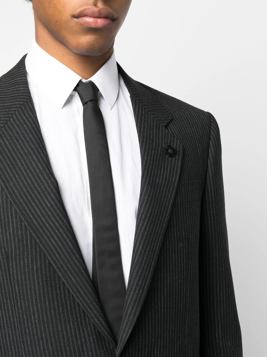 Sacou Lardini negru din lana - Img 5