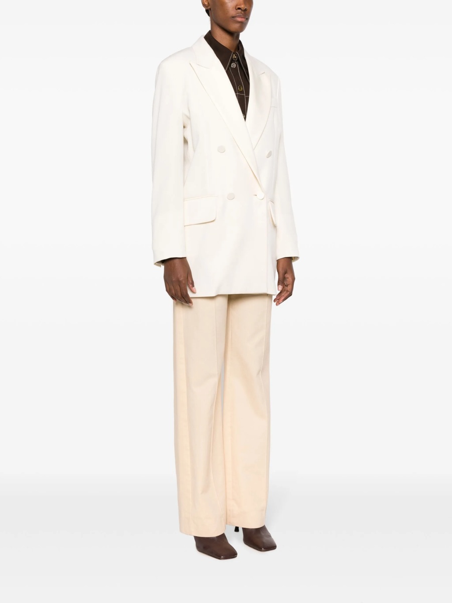 Sacou Max Mara neutru din lana si polyester - Img 3