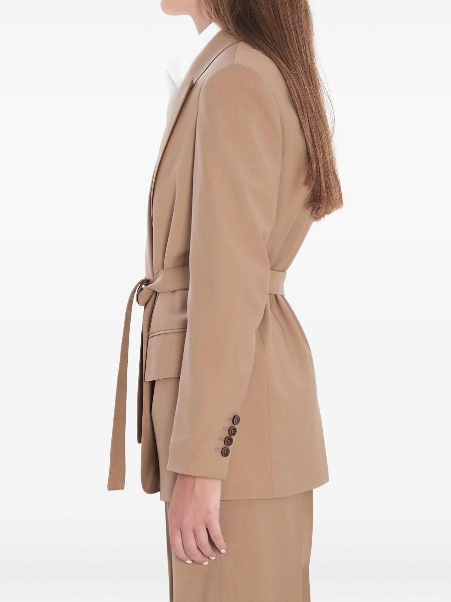 Sacou Max Mara neutru din lana - Img 3