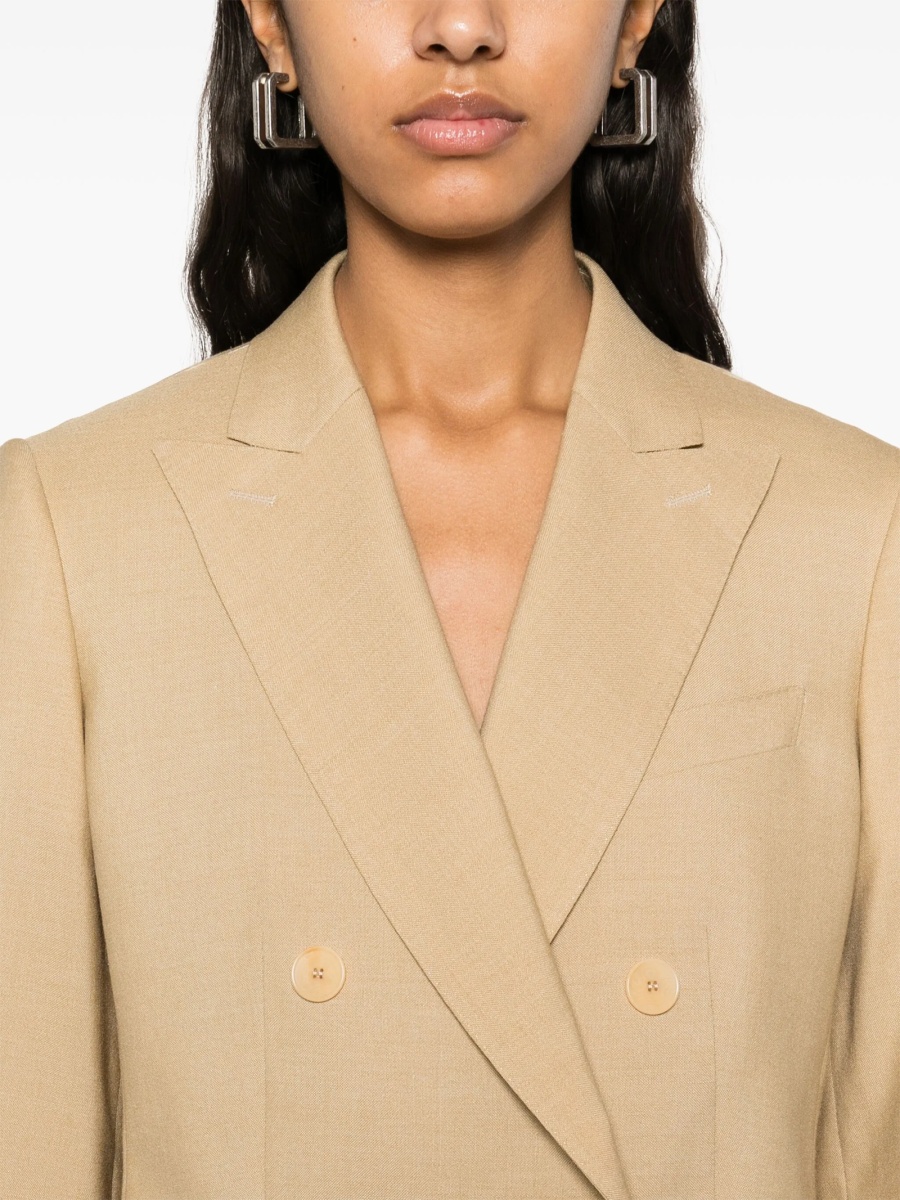 Sacou Max Mara neutru din mohair si lana - Img 5