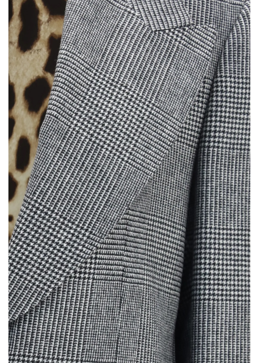Sacou Prince of Wales single breasted Blazer - Img 3