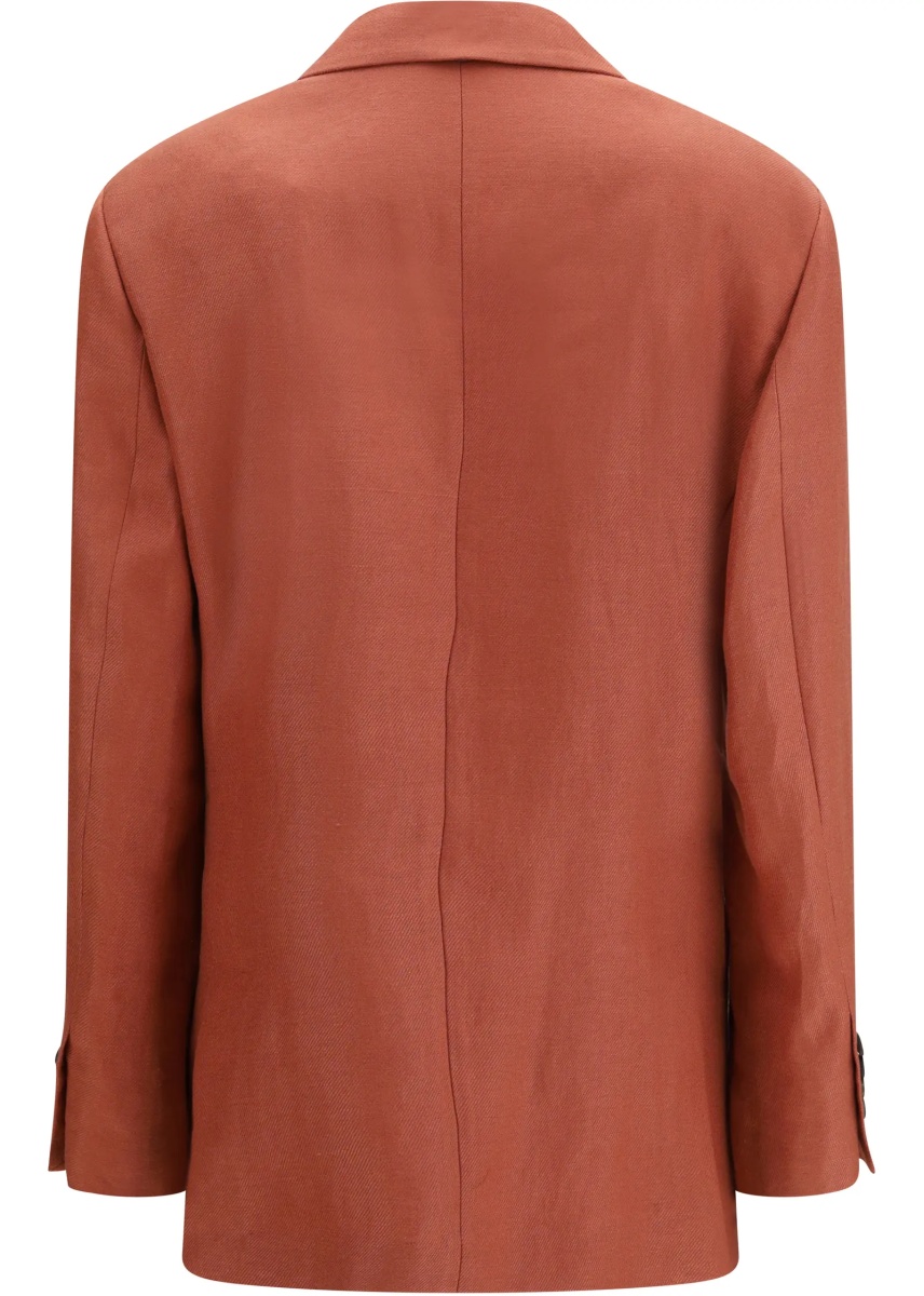 Sacou Single-breasted linen Blazer - Img 2
