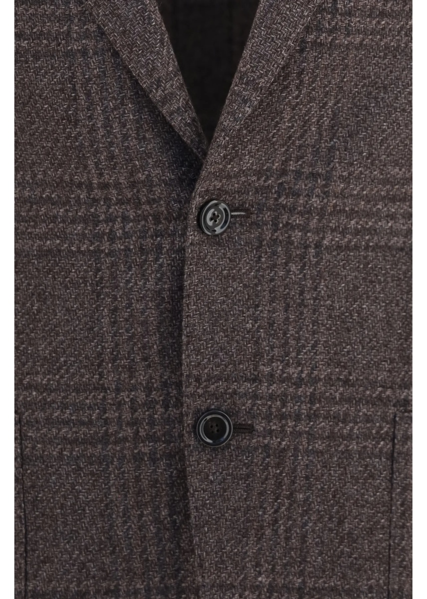 Sacou Single-breasted wool-blend Blazer - Img 3