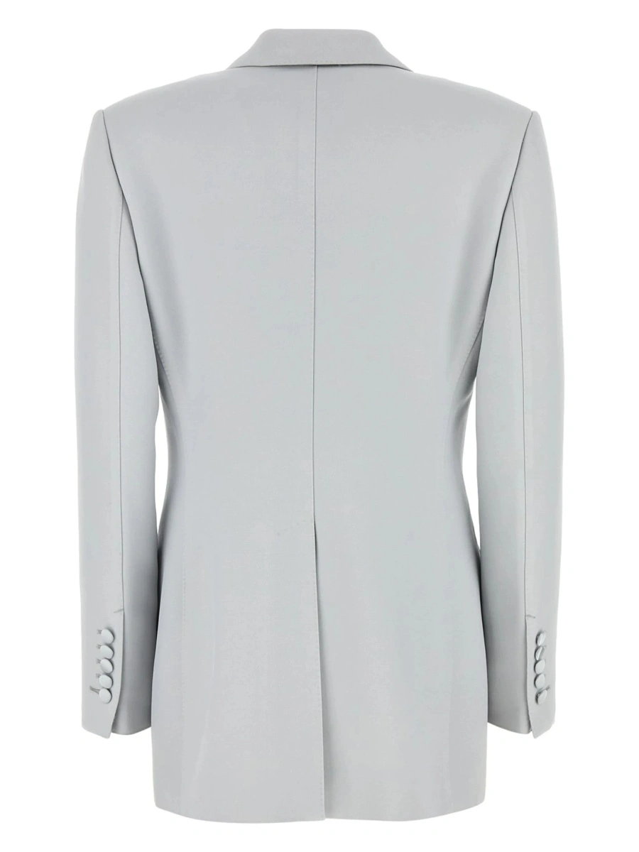 Sacou Tom Ford gri din lana si matase - Img 2