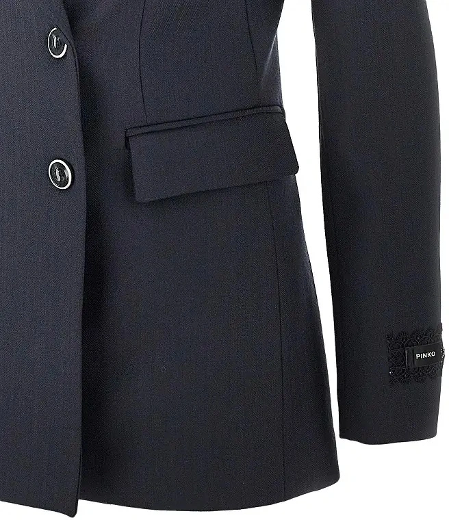 Sacou Wool-blend double-breasted colsure - Img 2